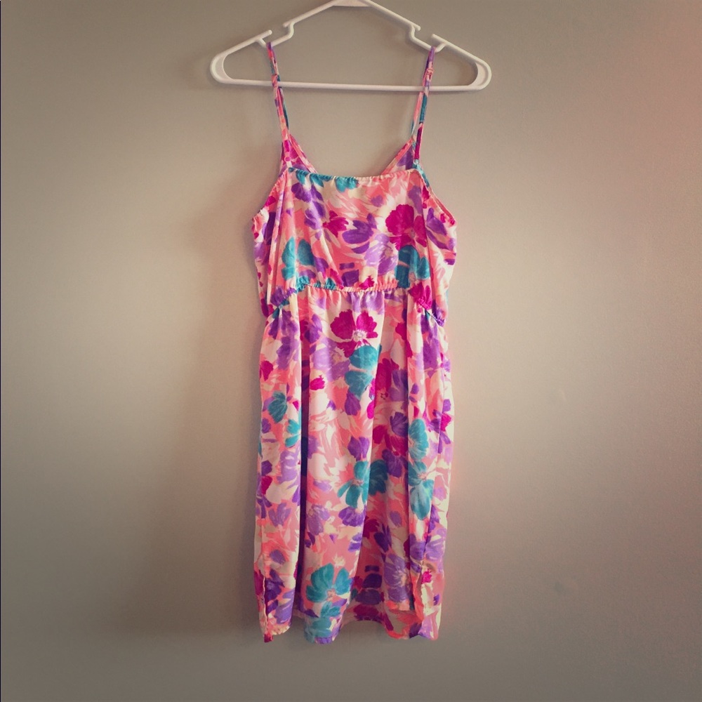 Floral Summer Mini Dress - Picture 4 of 6