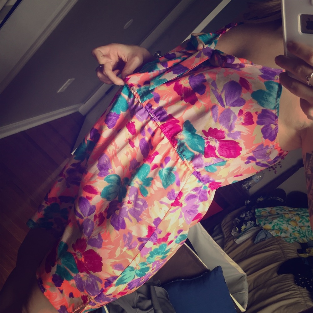 Floral Summer Mini Dress - Picture 5 of 6