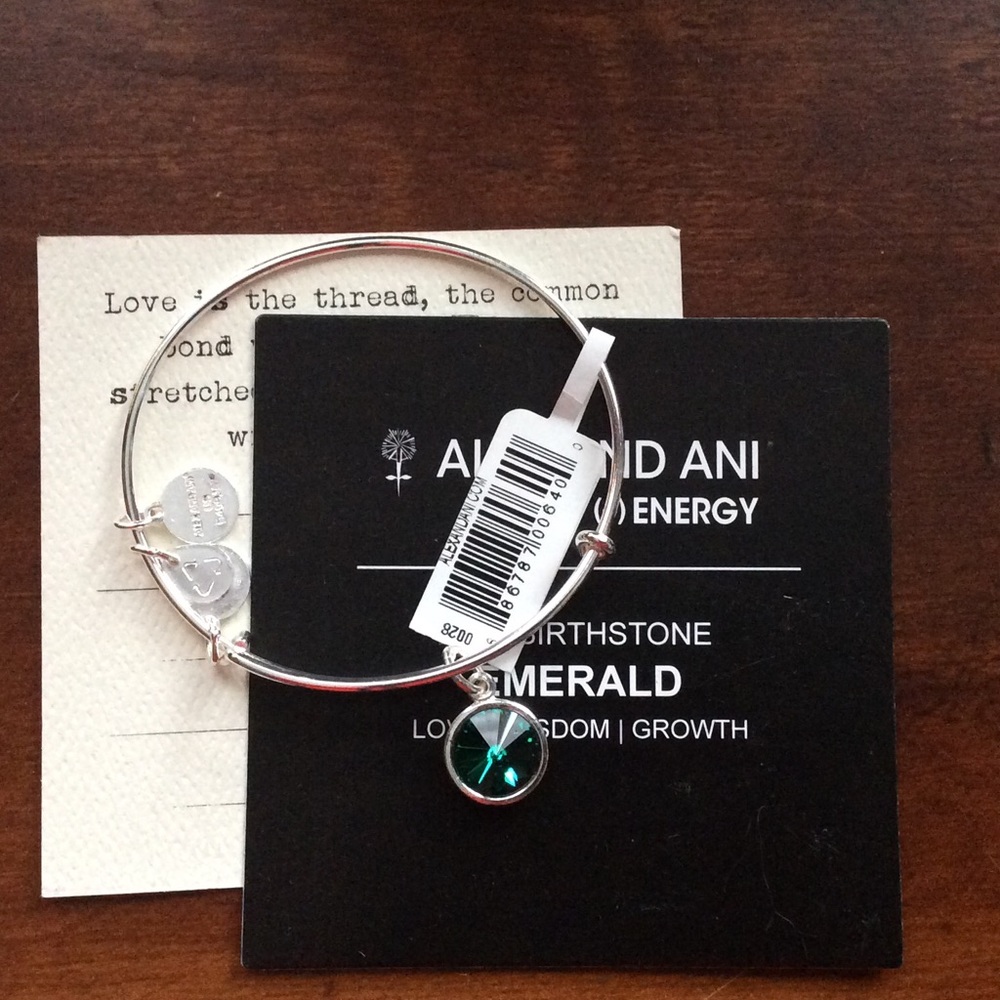 NWT Emerald Alex and Ani.