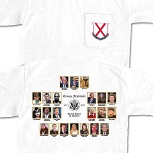 Old row trump fraternity composite shirt