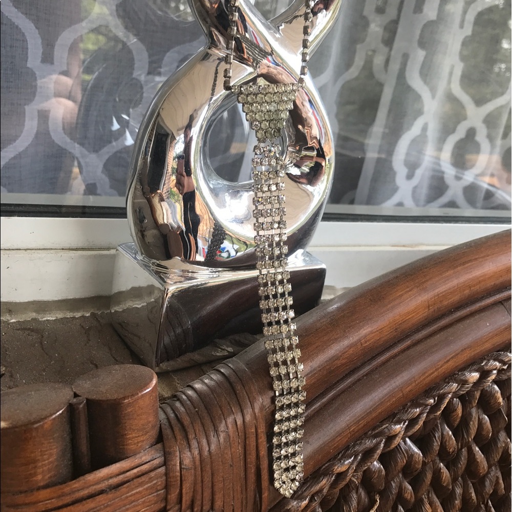 Dazzling Rhinestone necktie