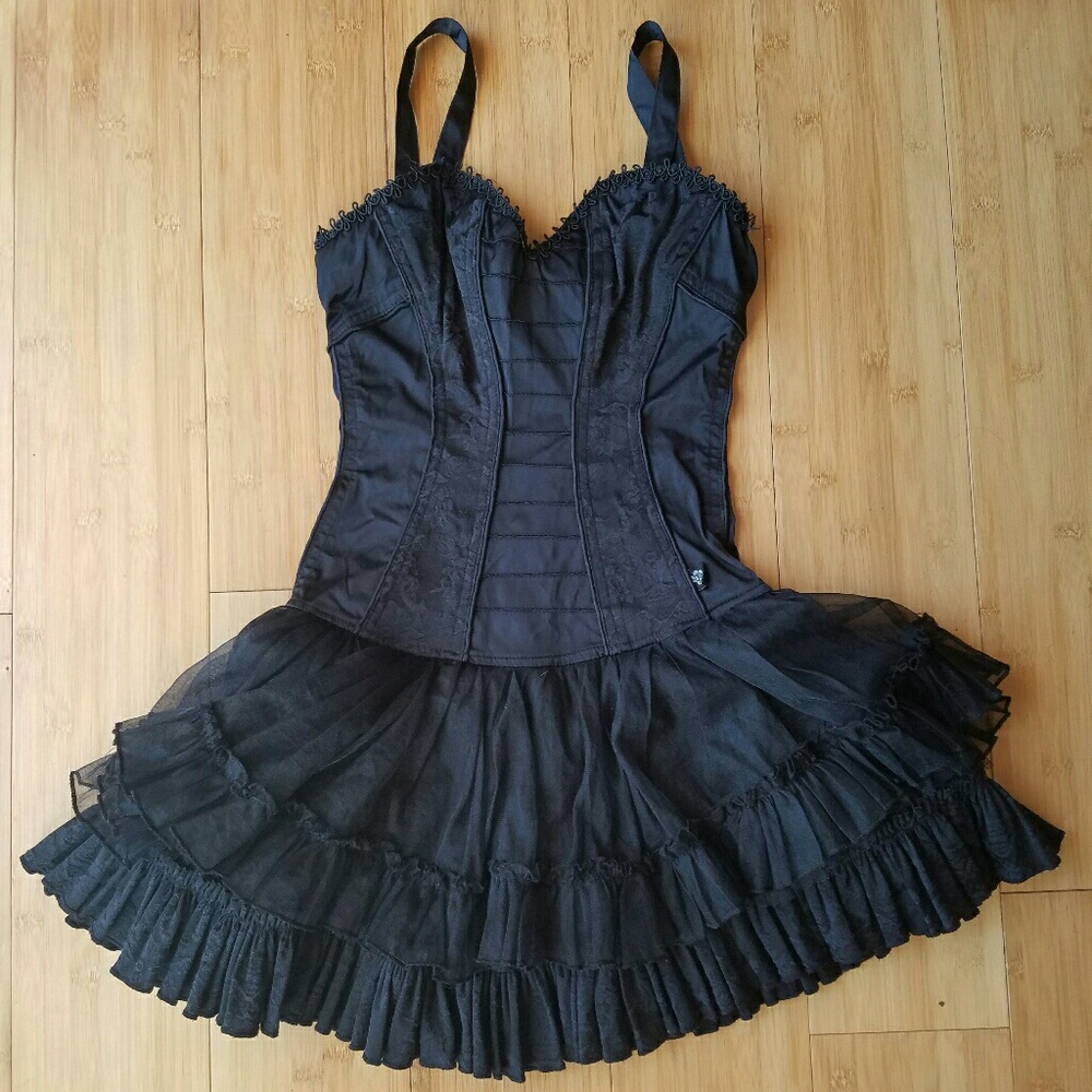 Tripp nyc Black corset dress