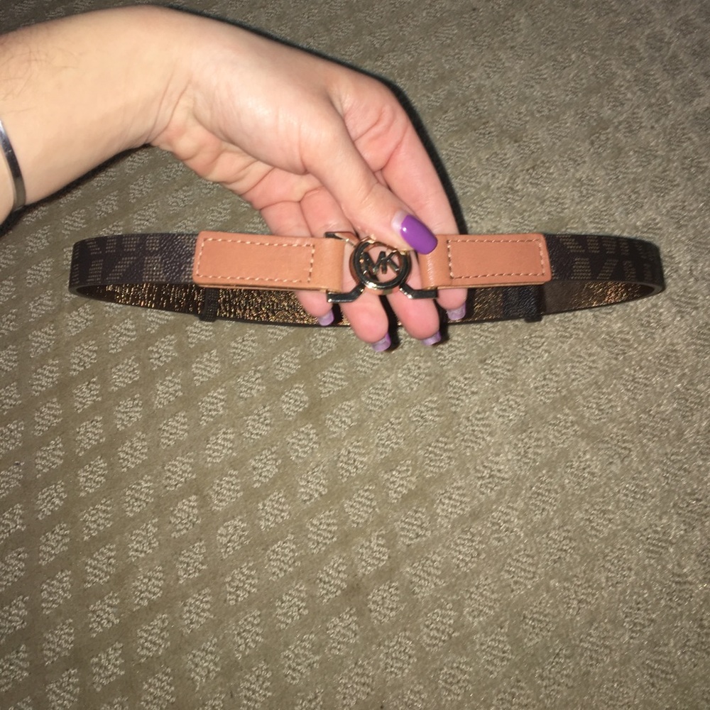 Michael Kors logo belt