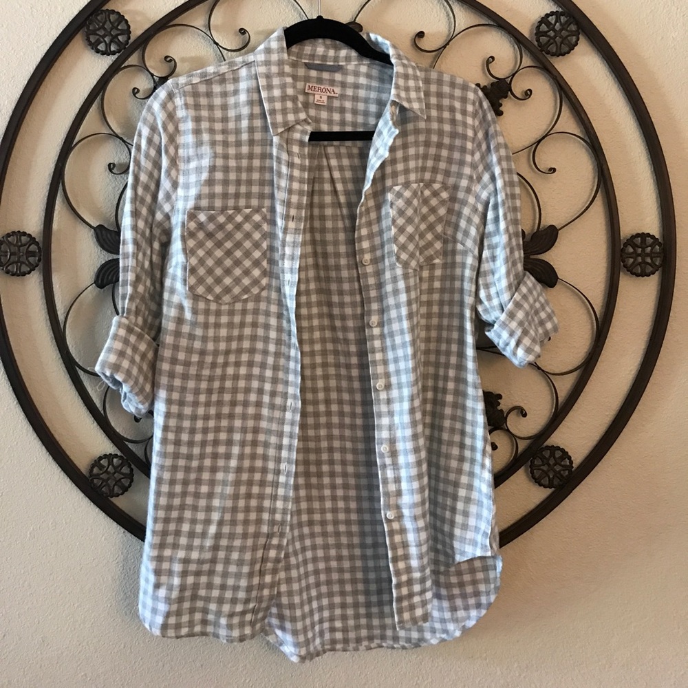 White/Grey Flannel