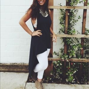 Navy High Low dress/shirt