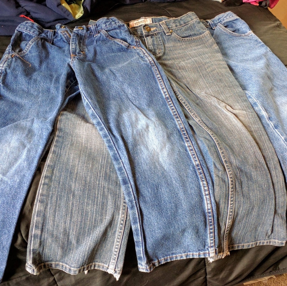 Bundle of boys size 8 Regular jeans