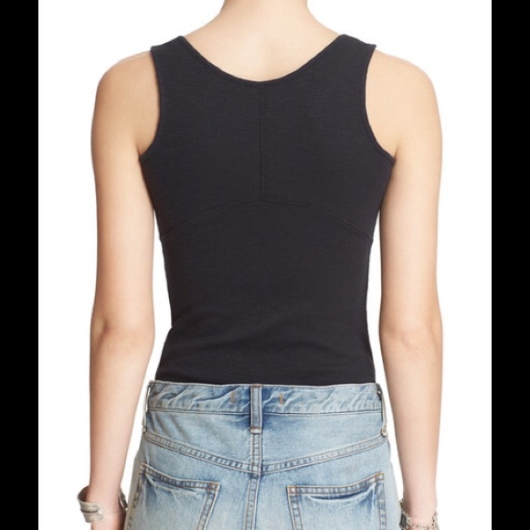 NWT Free People Emmy Lou Lace Up Tank - Picture 2 of 5