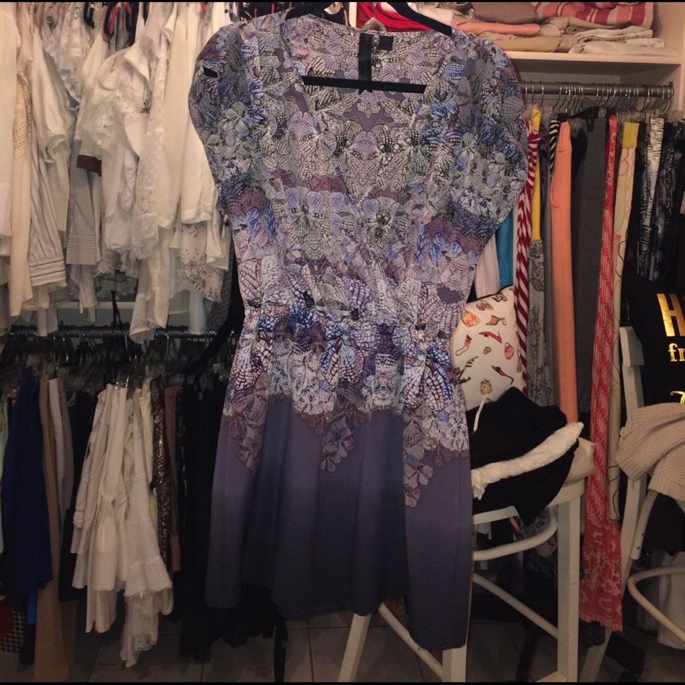 Colorful silk dress