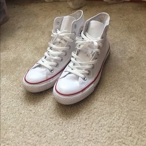 White high top converse
