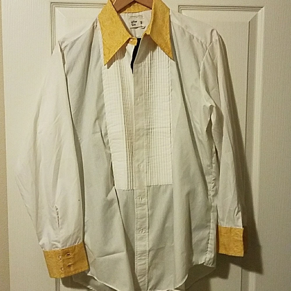 Mens super cool retro tuxedo shirt
