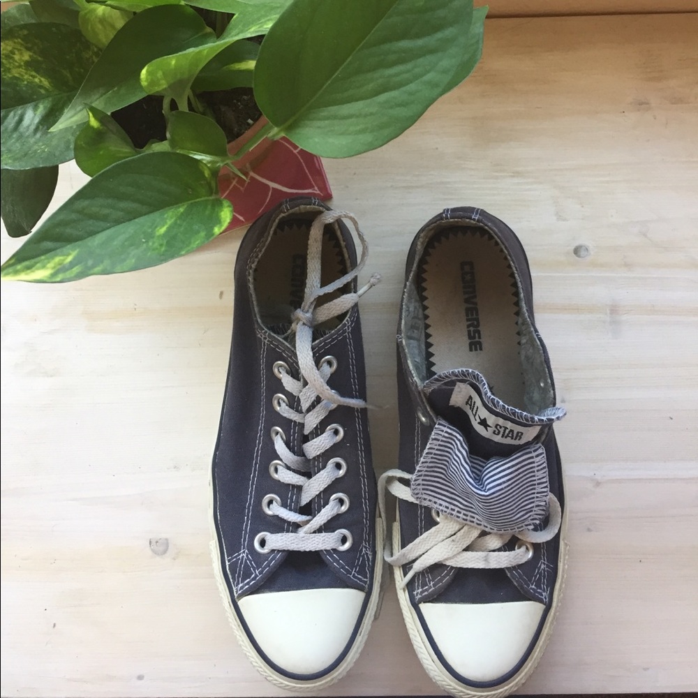 Dual tongue Converse All Stars