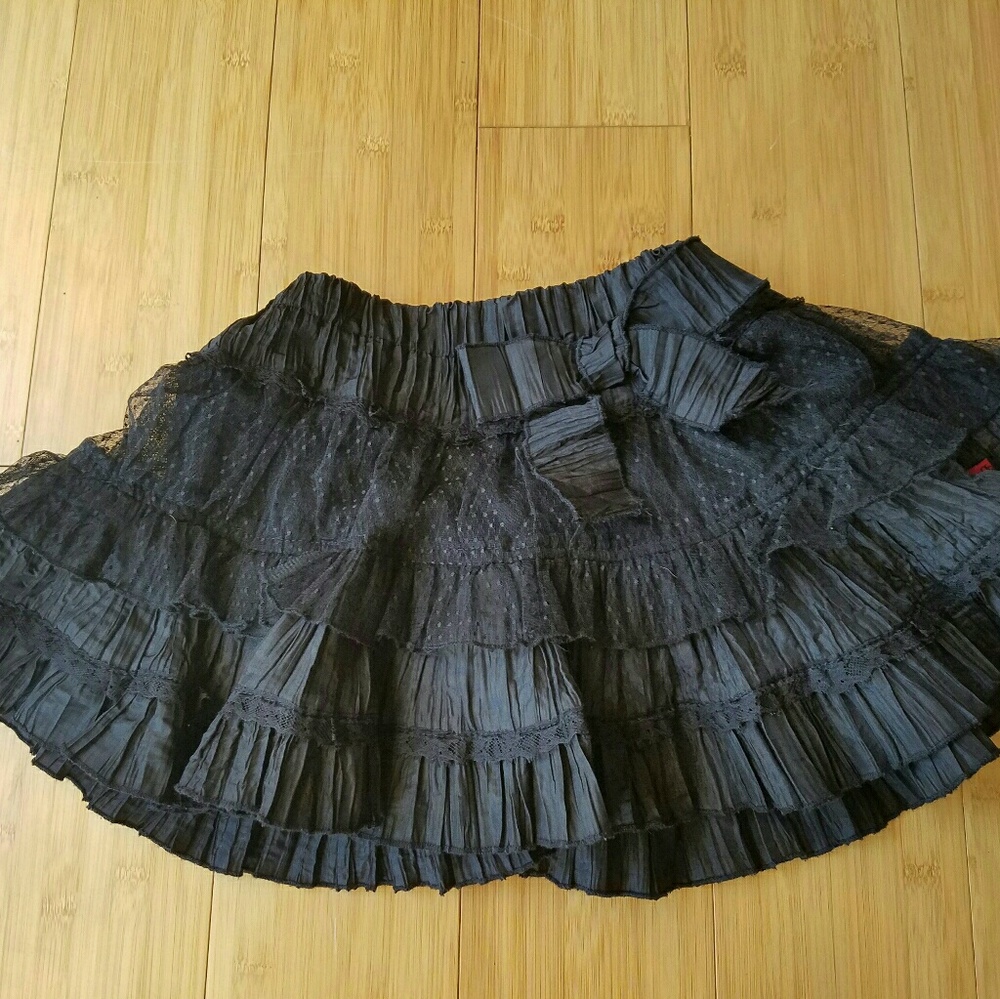 Royal bones black skirt