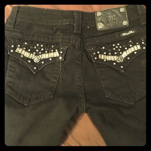 Black miss me jeans