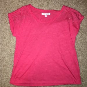 ellen tracy pink top