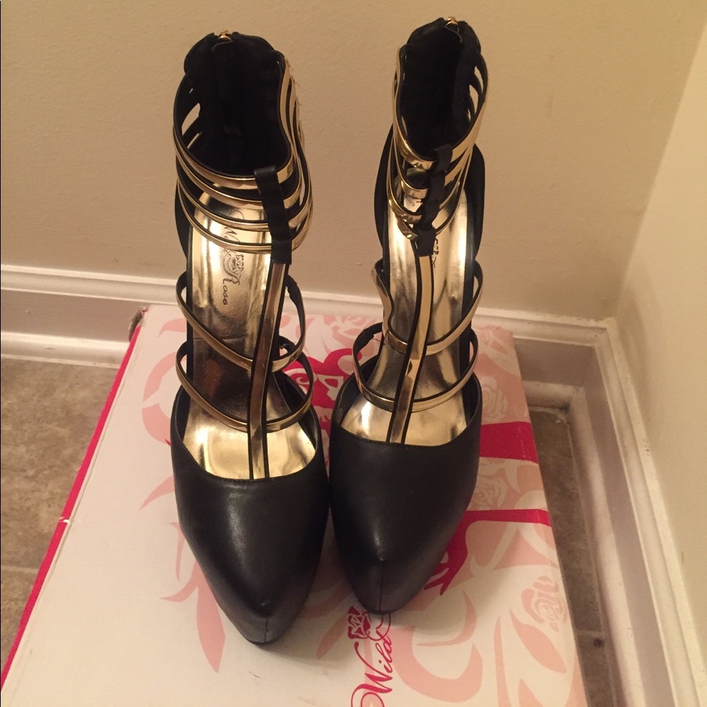 Black heels