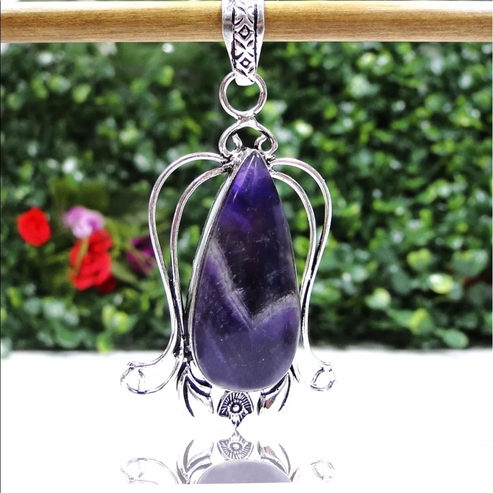 Genuine Amethyst Pendant