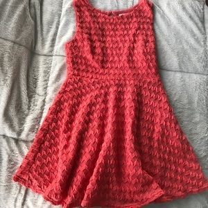 🌸Spring Chevron Patterned Coral Dress🌸