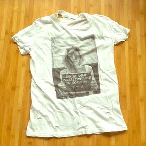 Distressed Sarah Snyder Brandy Melville T Shirt
