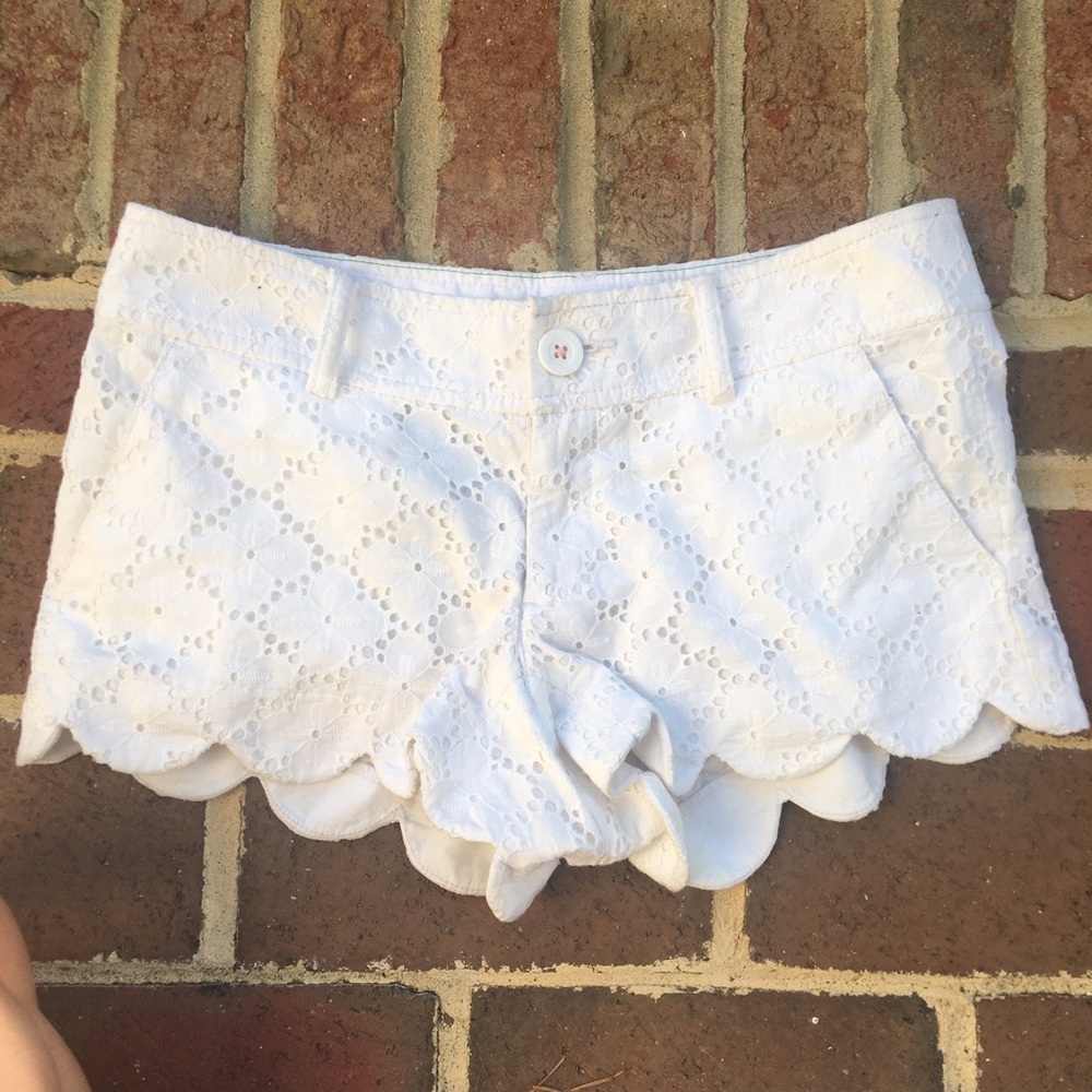 Lilly Pulitzer Scalloped Shorts