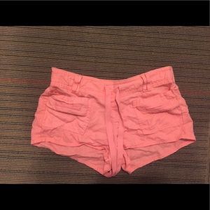 Pink shorts