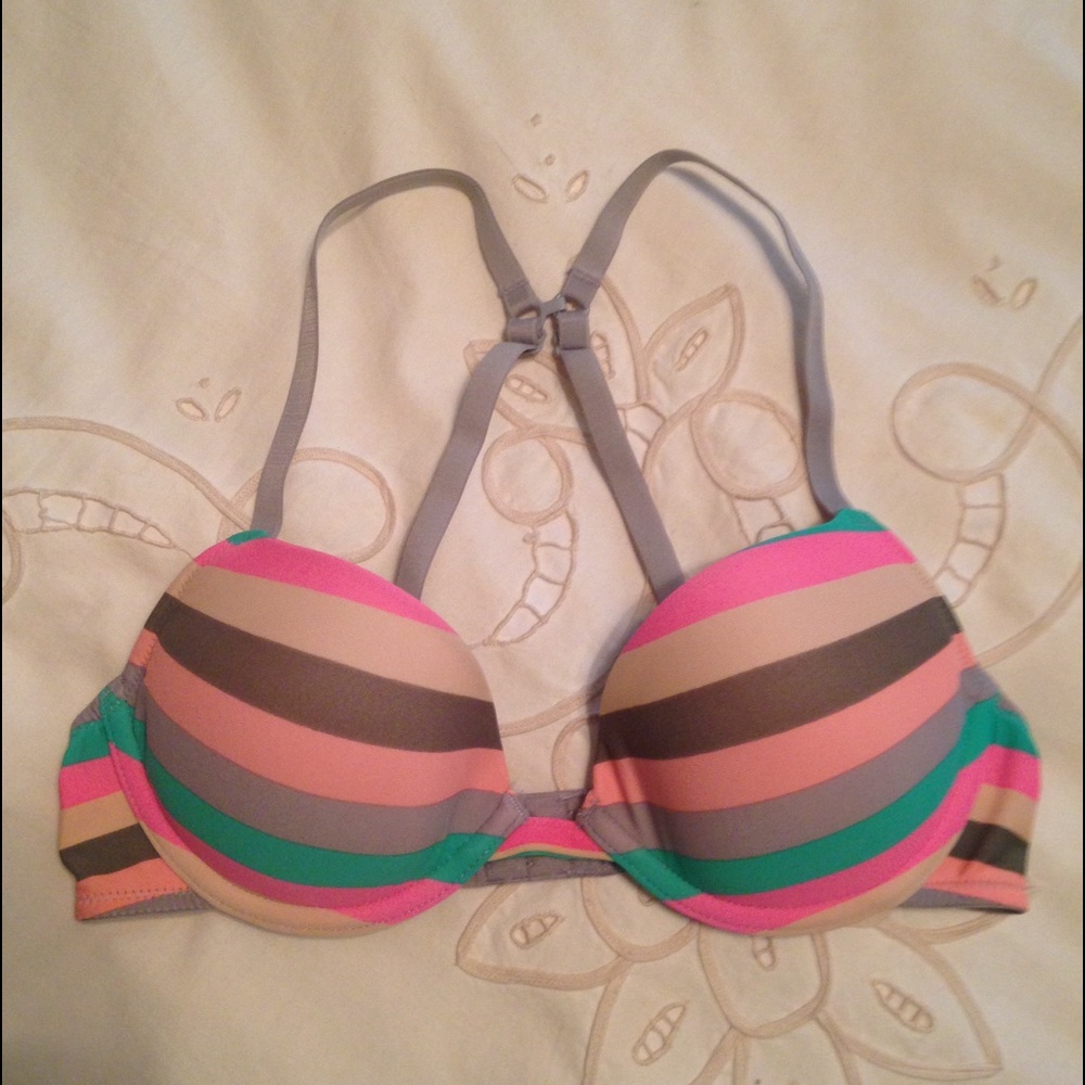 Striped Convertible Bra