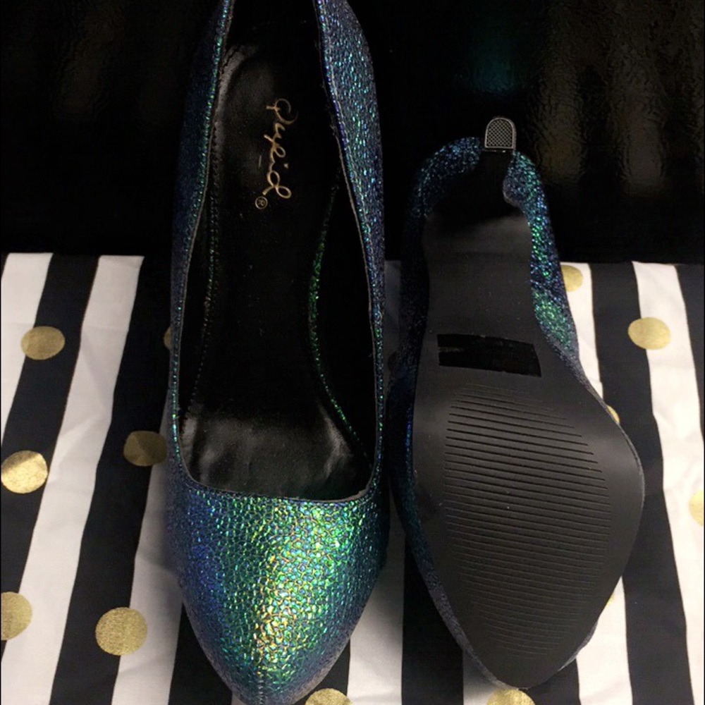 💚Green💚 mermaid high heels