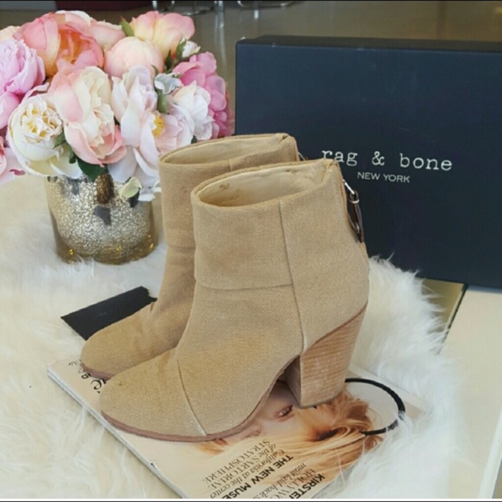 Rag & Bone Newbury Camel Bootie 7.5