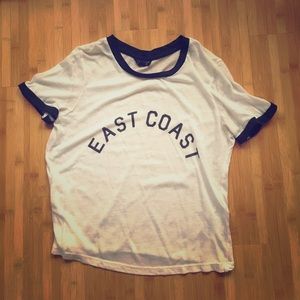 Topshop See Thru East Cost Shirt