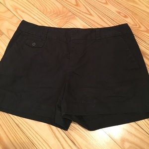 Loft black shorts size 8
