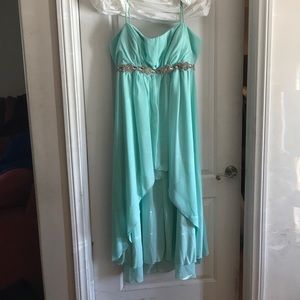 High low with sparkle waist