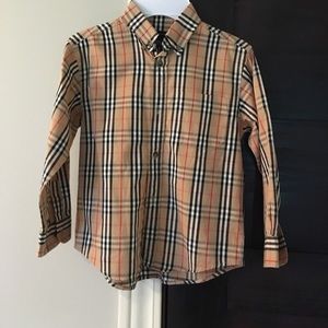 Boys Burberry dress shirt