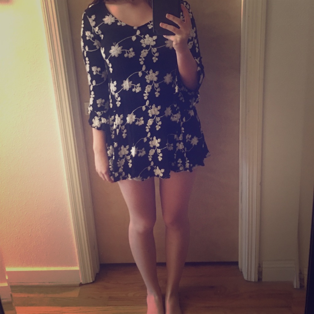 Floral Embroidered Dress