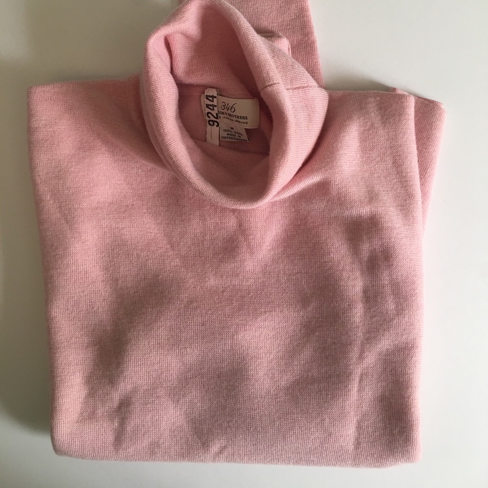 Beautiful Baby Pink Brook Brothers Turtleneck