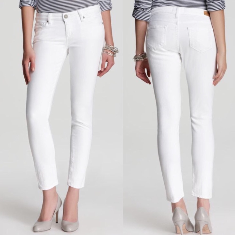 Paige Jeans - Skyline Ankle Peg In Optic White