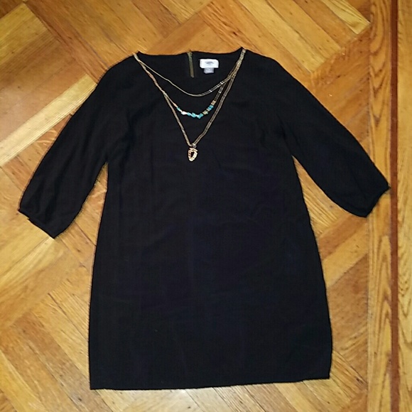 Shift Dress bundle w/ free layered necklace - Picture 2 of 5