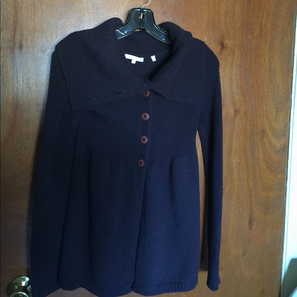 Vince design Button down blk sweater