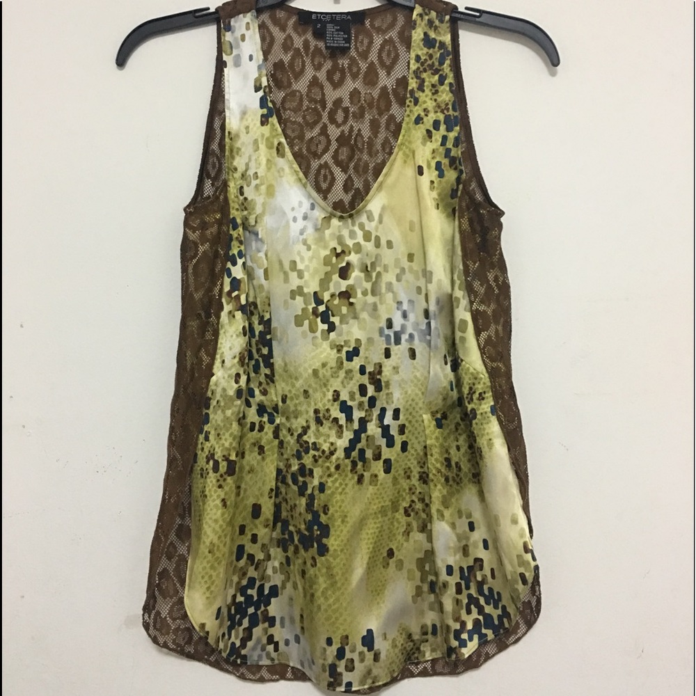 Brand new ETCETERA Silk Top