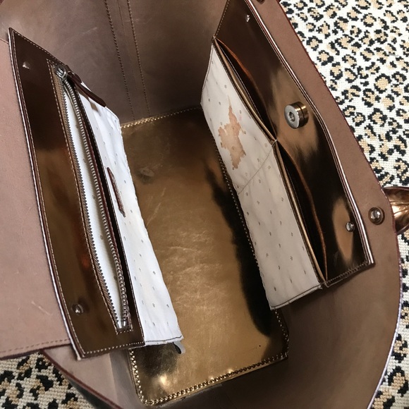 Kate Spade Metallic tote - Picture 3 of 4