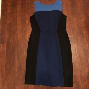 LOFT Color block sheath dress
