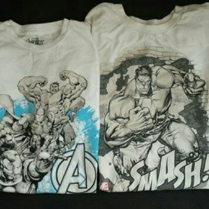 👀 Price Drop - 2 UV Color Changing Marvel Tees