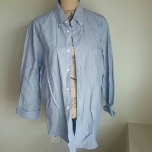 Men's Denim blue button down NWT