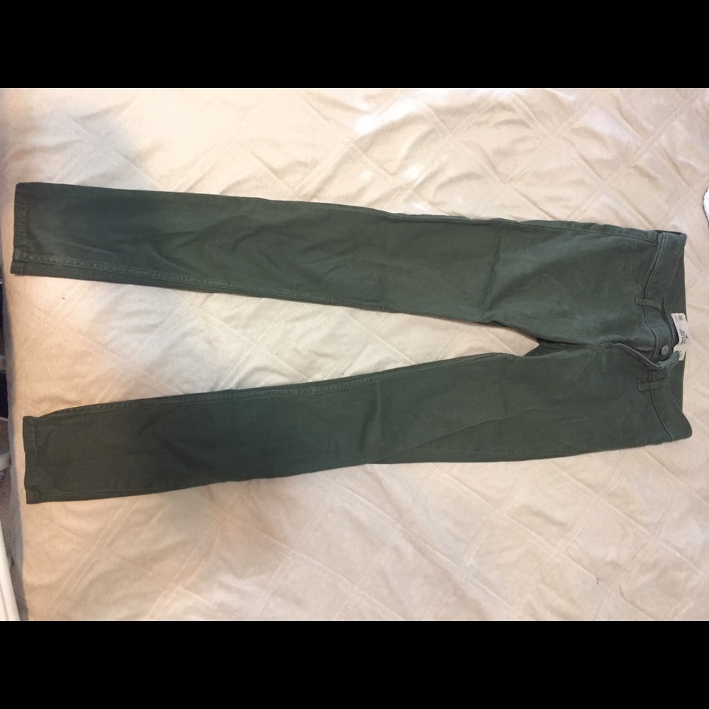 army green jeans