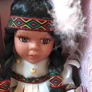 Goldenvale collection porcelain Indian doll