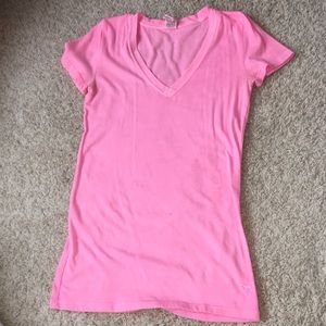 Super cute pink v-neck.