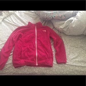Fuchsia North Face Fleece