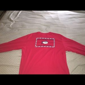 Southern Tide Red Long sleeve Shirt