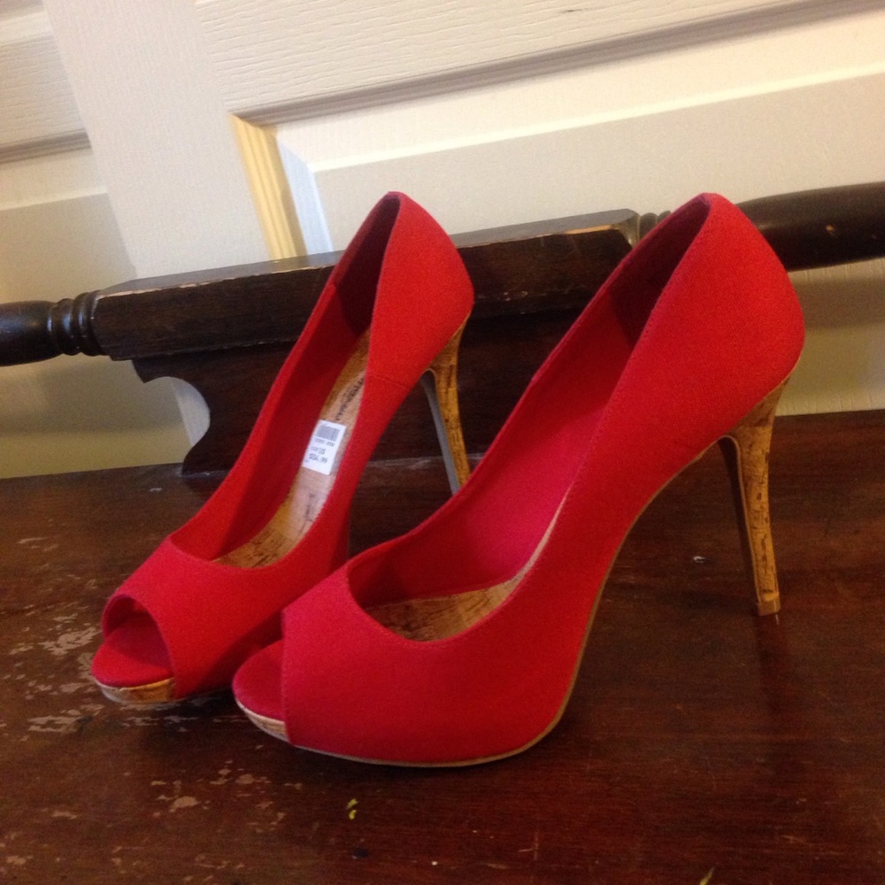 Red High Heel Pumps