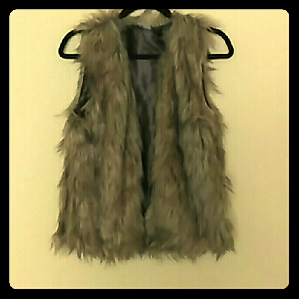 Fierce H&M faux fur vest