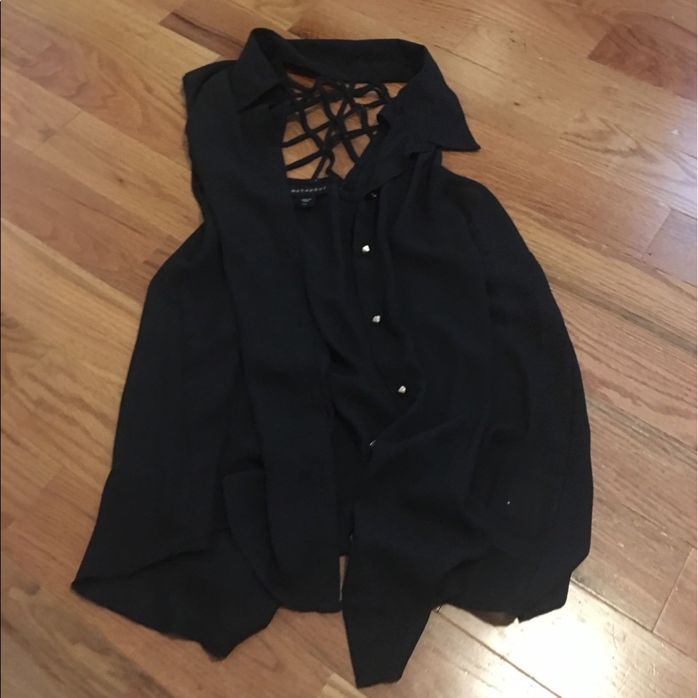 Button up tank top