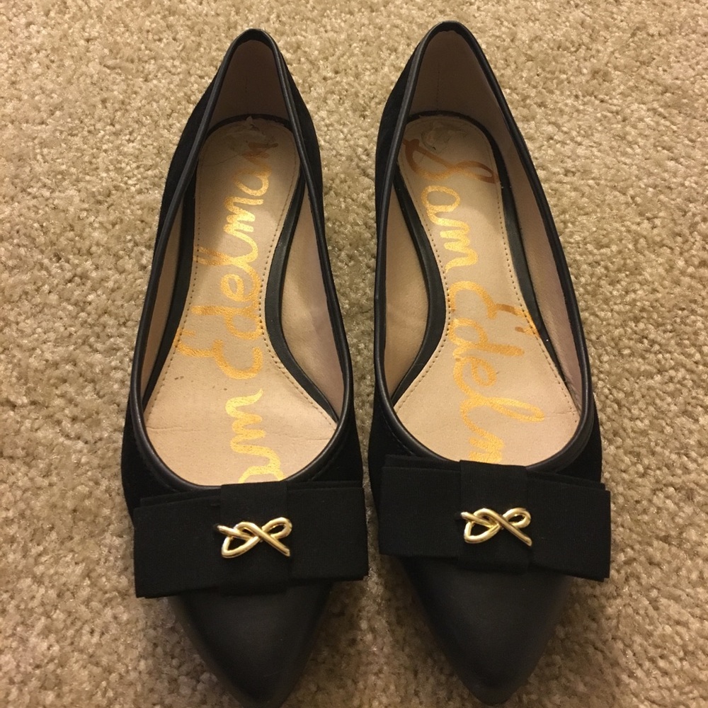 Sam Edelman Black Flats